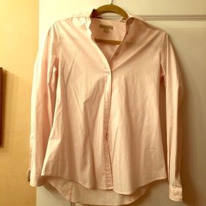 Burberry pink button down shirt size S